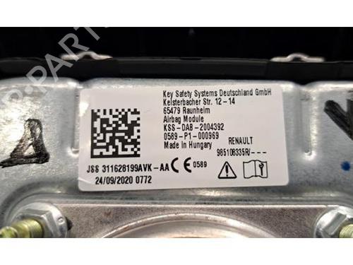 Driver airbag DACIA DUSTER (HM_) 1.3 TCe 130 (HMMF) | BP30163715C9 