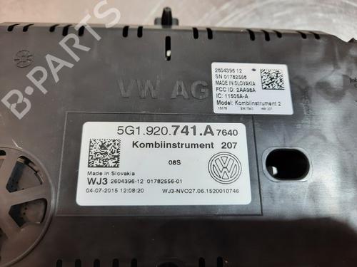 Instrument cluster VW GOLF VII (5G1, BQ1, BE1, BE2) 1.6 TDI | BP20235629C47 
