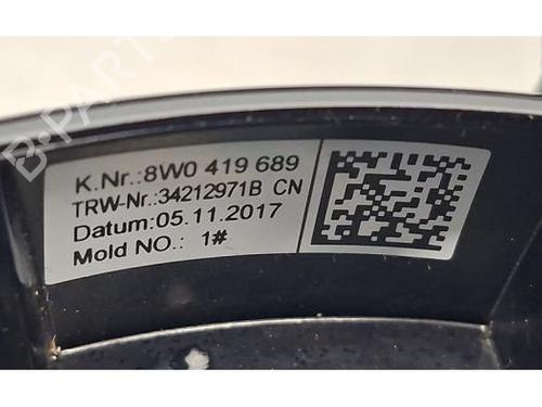 Steering wheel AUDI A3 Limousine (8VS, 8VM) 1.6 TDI | BP31691980C49 