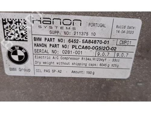 AC compressor BMW X5 (G05, F95) xDrive 50 e Plug-in-Hybrid | BP31241597M34