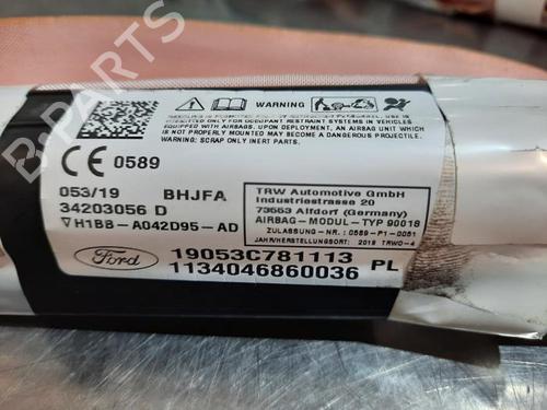 Left curtain airbag FORD FIESTA VII (HJ, HF) 1.1 Ti-VCT | BP29045638C11 