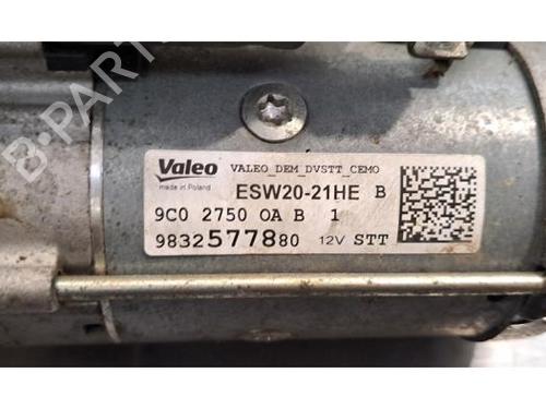 Startmotor PEUGEOT PARTNER Box Body/MPV (K9) 1.5 BlueHDi 100 | BP29643431M8 