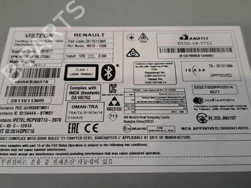 Radio MERCEDES-BENZ CITAN Box Body/MPV (W415) 109 CDI (415.603, 415.605) | BP23593839E6 