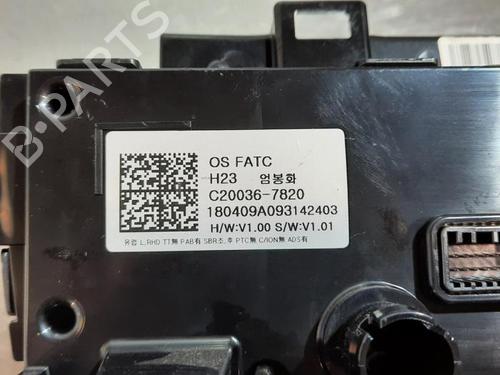 Climate control HYUNDAI KONA (OS, OSE, OSI) 1.0 T-GDi | BP24820909I5 
