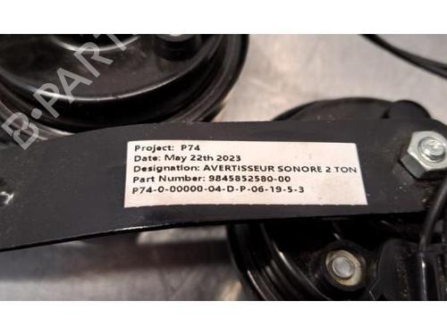 Horn PEUGEOT 308 III (FB_, FH_, FP_, F3_, FM_) PureTech 130 (FPHNSL, FPHNST) | BP30163366E13