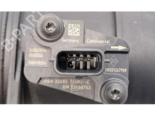 Mass air flow sensor RENAULT MASTER III Platform/Chassis (EV, HV, UV) 2.3 dCi 145 FWD (EV0E, EV0F, HV0E, HV0F, UV0E, UV0F,... | BP28067499M95 