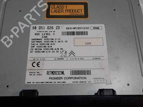 Radio PEUGEOT 208 I (CA_, CC_) 1.2 VTI 82 | BP23627124E6 