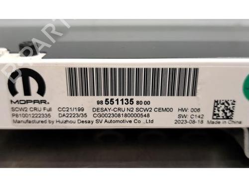 Instrument cluster CITROËN C3 IV (CC_, CB_) ë-C3 (CBZYAZ) | BP32408327C47