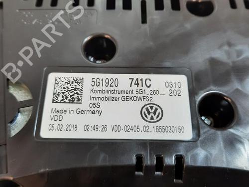 Instrument cluster VW GOLF VII (5G1, BQ1, BE1, BE2) 2.0 TDI | BP23607298C47