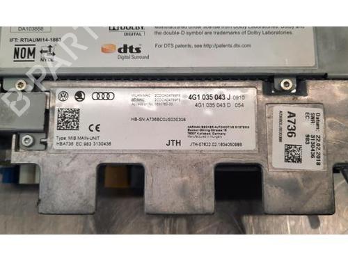 Radio AUDI A6 C7 (4G2, 4GC) 1.8 TFSI | BP23613353E6 