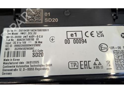 Electronic module KIA EV3 EV | BP39500527M83 - Image 4