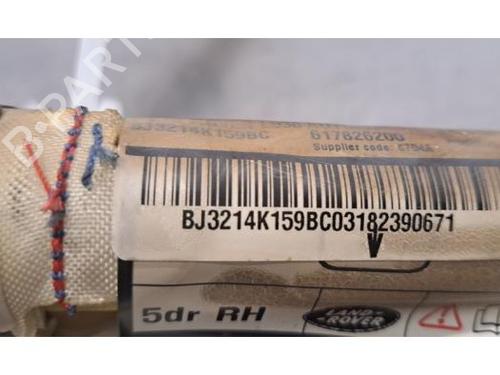 Right curtain airbag LAND ROVER RANGE ROVER EVOQUE (L538) 2.0 D 4x4 | BP30163456C12