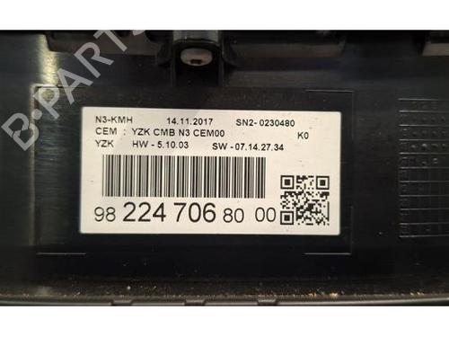 Instrument cluster CITROËN JUMPY III Van (V_) 2.0 BlueHDi 120 4x4 | BP31241701C47