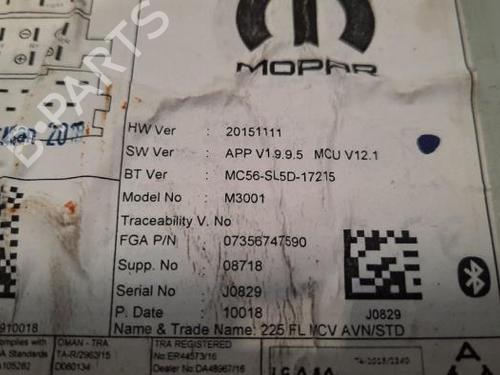 Radio FIAT FIORINO Box Body/MPV (225_) 1.3 D Multijet | BP23598743E6 