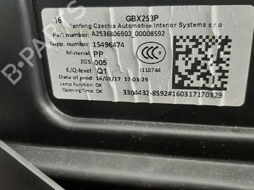 Glove box MERCEDES-BENZ GLC (X253) 250 d 4-matic (253.909) | BP19649342C95 