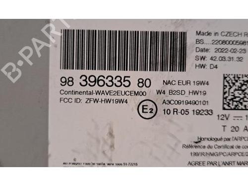 Radio CITROËN JUMPY III Van (V_) 2.0 BlueHDi 180 | BP30163664E6