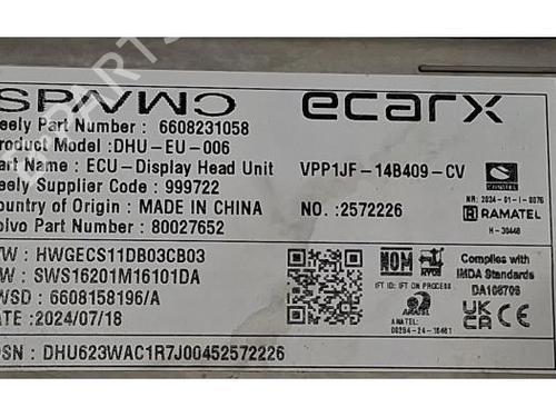Display VOLVO EX30 (416) Electric | BP39180154C48 - Image 6