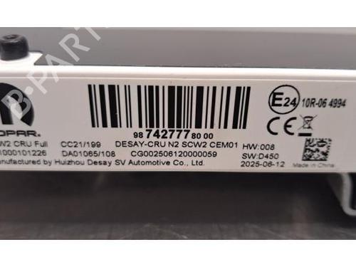 Instrument cluster CITROËN C3 IV (CC_, CB_) ë-C3 (CBZYAZ) | BP33859588C47 - Image 5