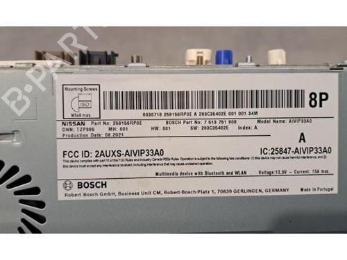 Display monitor NISSAN QASHQAI III (J12) 1.3 DIG-T | BP30187372C48