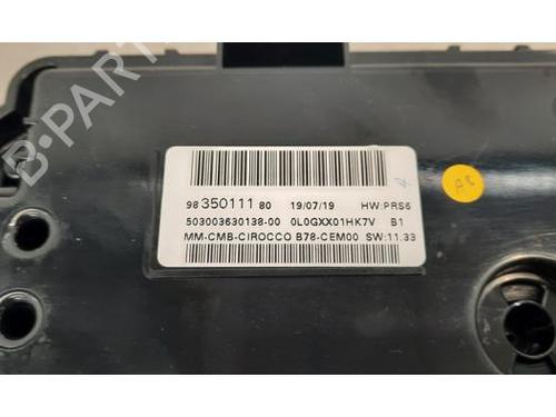 Instrument cluster CITROËN C4 SPACETOURER (3D_) 1.5 BlueHDi 130 | BP23605785C47 