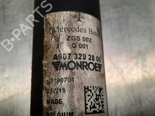 Left rear shock absorber MERCEDES-BENZ SPRINTER 3,5-t Van (B907, B910) 315 CDI RWD (907.631, 907.633, 907.635, 907.637) | BP23602760M18 