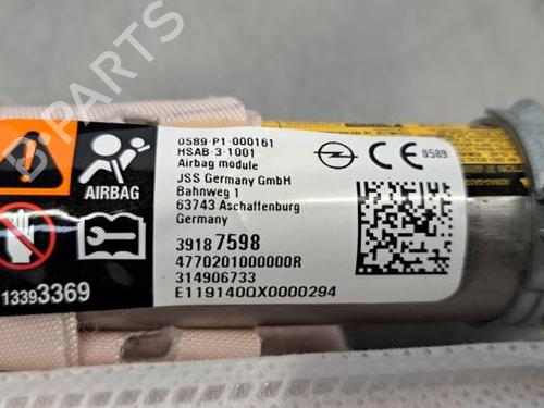 Right curtain airbag OPEL ASTRA K (B16) 1.6 CDTi (68) | BP19650364C12 