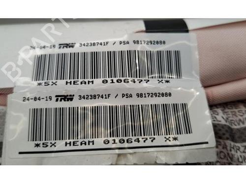 Right curtain airbag CITROËN BERLINGO (ER_, EC_) 1.2 PureTech 110 | BP26701712C12 