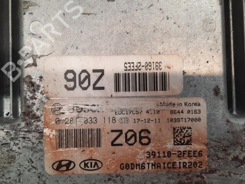 Engine control unit (ECU) HYUNDAI SANTA FÉ III (DM, DMA) 2.2 CRDi 4WD | BP11727718M57 