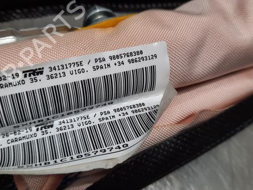 Right curtain airbag PEUGEOT 308 II (LB_, LP_, LW_, LH_, L3_) 1.2 THP 130 | BP15035990C12 