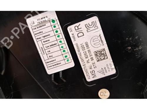 Right taillight PEUGEOT 308 III (FB_, FH_, FP_, F3_, FM_) e-308 (FMZKWZ) | BP27315280C35 