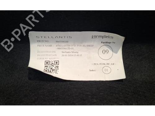 Rear parcel shelf CITROËN C3 IV (CC_, CB_) ë-C3 (CBZYAZ) | BP33443381C85  - Image 7