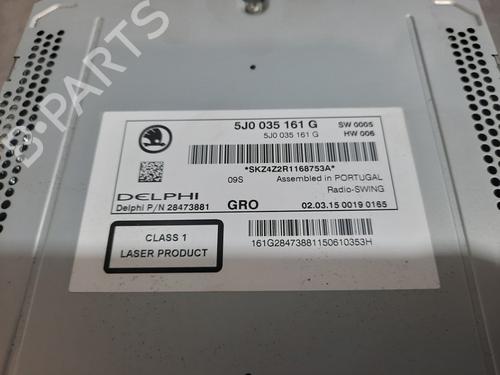 Radio SKODA ROOMSTER (5J7) 1.2 TSI | BP15544729E6 