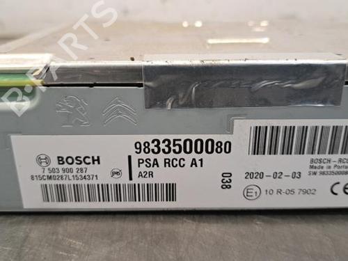Radio PEUGEOT PARTNER Box Body/MPV (K9) 1.5 BlueHDi 75 | BP23621014E6 