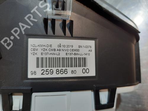 Instrument cluster PEUGEOT 208 I (CA_, CC_) 1.6 HDi | BP15235834C47 
