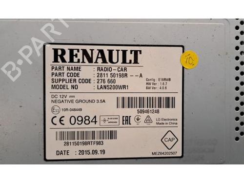 Radio RENAULT CAPTUR I (J5_, H5_) 1.5 dCi 90 (J5N4, J5M5, J5MW, J5M6, J5AL, J5AJ) | BP32850550E6  - Image 6