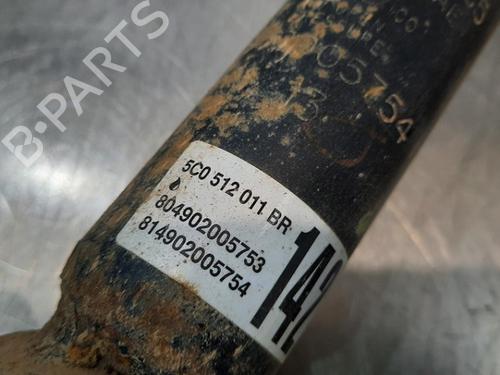 Left rear shock absorber VW BEETLE Convertible (5C7, 5C8) 1.6 TDI | BP10899253M18 