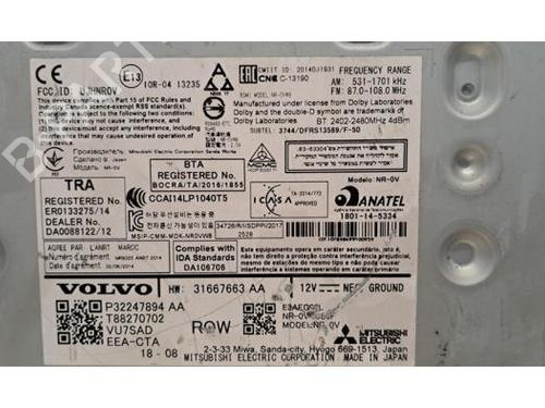 Radio VOLVO V60 II (225) D3 | BP29521942E6 