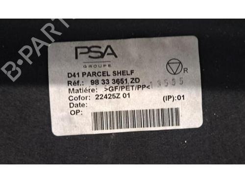 Rear parcel shelf DS DS 4 II (FR_, FB_, F3_, FP_) PureTech 225 (FP5GGT) | BP40517732C85 - Image 3