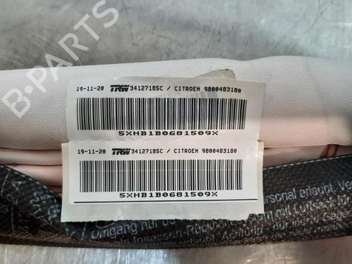 Right curtain airbag CITROËN GRAND C4 SPACETOURER (3A_, 3E_) 1.5 BlueHDi 130 | BP23618775C12 