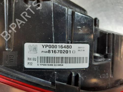Right taillight OPEL GRANDLAND / GRANDLAND X (A18, P1UO) 1.2 (75) | BP29818034C35