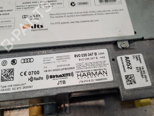 Radio AUDI A3 Limousine (8VS, 8VM) S3 quattro | BP15034300E6 