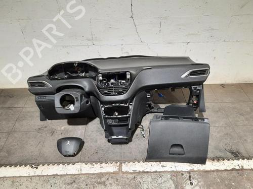 Used Airbag Kit PEUGEOT 2008 I (CU_) 1.2 THP 130 / PureTech 130 (130 hp) 23640275