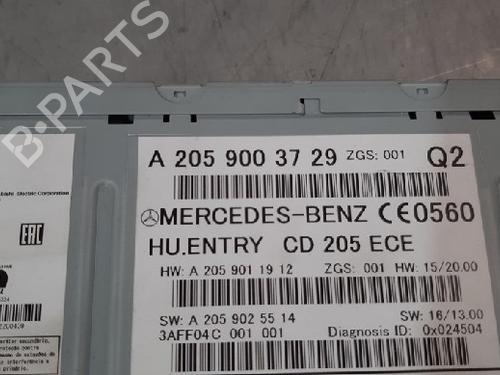 Radio MERCEDES-BENZ C-CLASS (W205) C 180 BlueTEC / d (205.036) | BP15015848E6 
