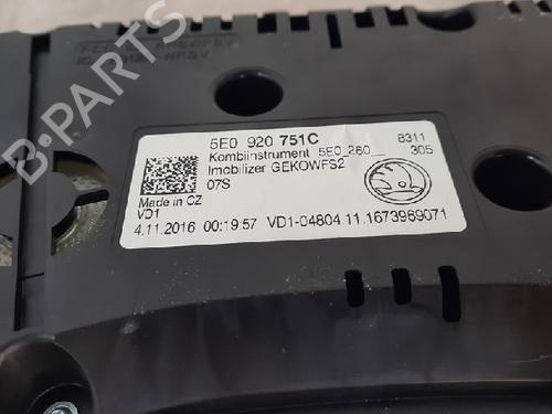 Instrument cluster SKODA OCTAVIA III Combi (5E5, 5E6) 1.6 TDI | BP10870562C47 