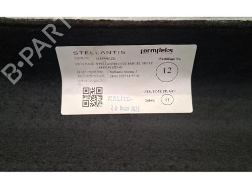 Rear parcel shelf CITROËN C3 III (SX) 1.2 PureTech 82 | BP33612506C85 - Image 9