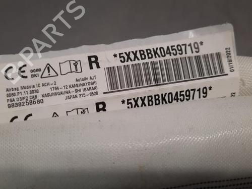 Right curtain airbag PEUGEOT 2008 II (UD_, US_, UY_, UJ_, UR_, UC_) 1.5 BlueHDI 130 | BP23588764C12
