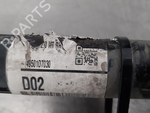 Left front driveshaft HYUNDAI TUCSON (TL, TLE) 1.6 T-GDi All-wheel Drive | BP10880664M38 