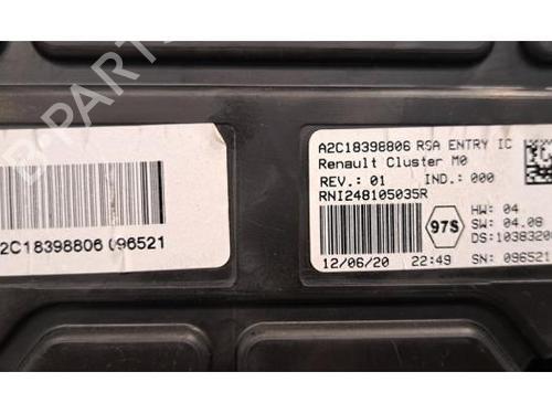 Instrument cluster RENAULT MASTER III Van (FV) 2.3 dCi 135 FWD (FV0N, FV08, FV06, FV00, FV1S) | BP29045372C47 