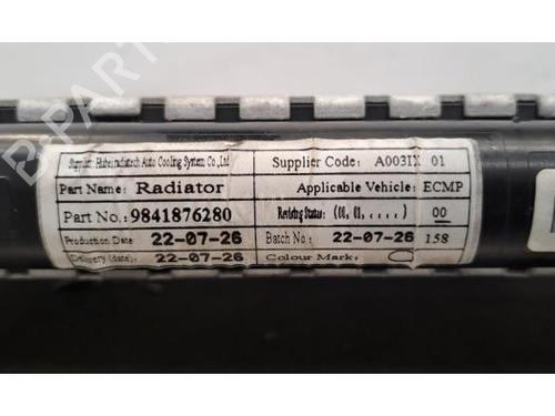 Water radiator OPEL COMBO Box Body/MPV (K9) Combo-e | BP29393133M31 