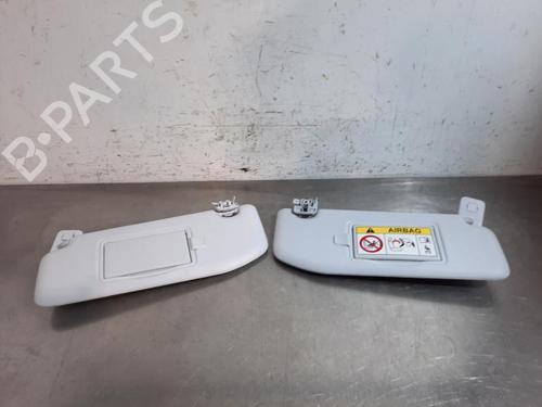 Used Right sun visor PEUGEOT 208 I (CA_, CC_) 1.2 VTI 82 (82 hp) 23627114